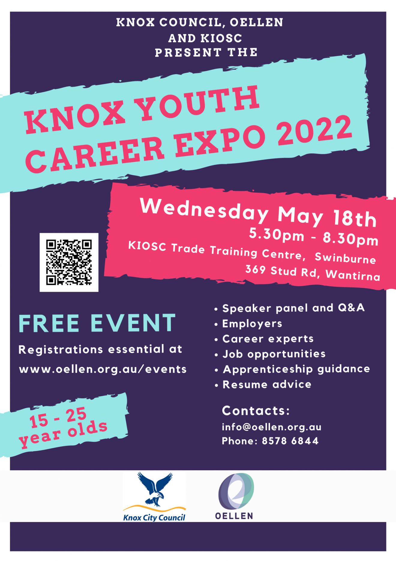 Knox Youth Career Expo Poster 2022 v2